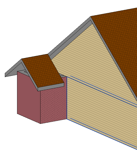 2 gable roofs join