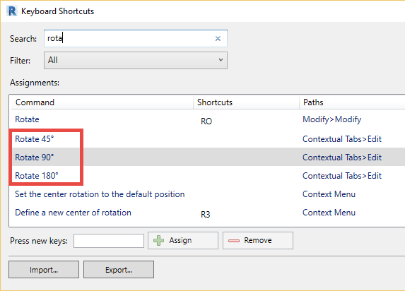 windows keyboard shortcuts rotate screen