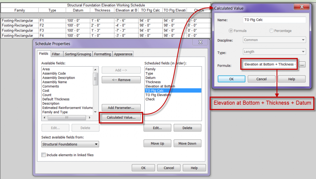 Footing Tags Top of Footing Tag Work Around | BD Mackey Consulting | The Revit Geek Blog