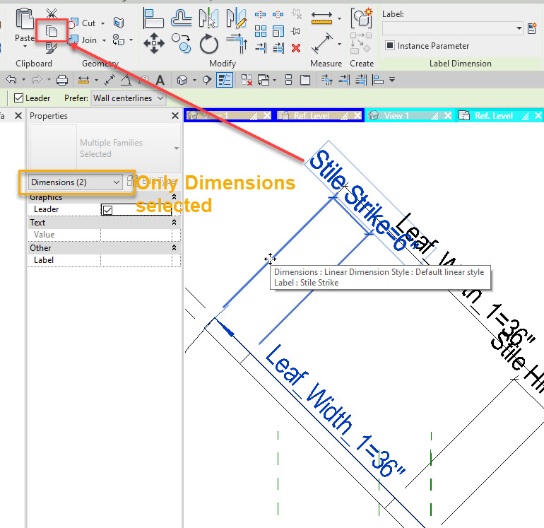 Приложению revit не удалось выполнить макрос copy parameters